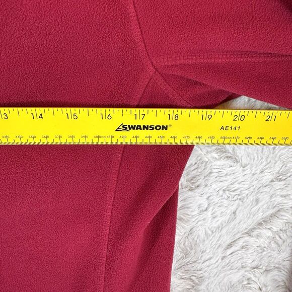 L.L. Bean Women’s XS Magenta Pink Polartec Fleece Jacket Full Zip Pockets - Picture 11 of 12